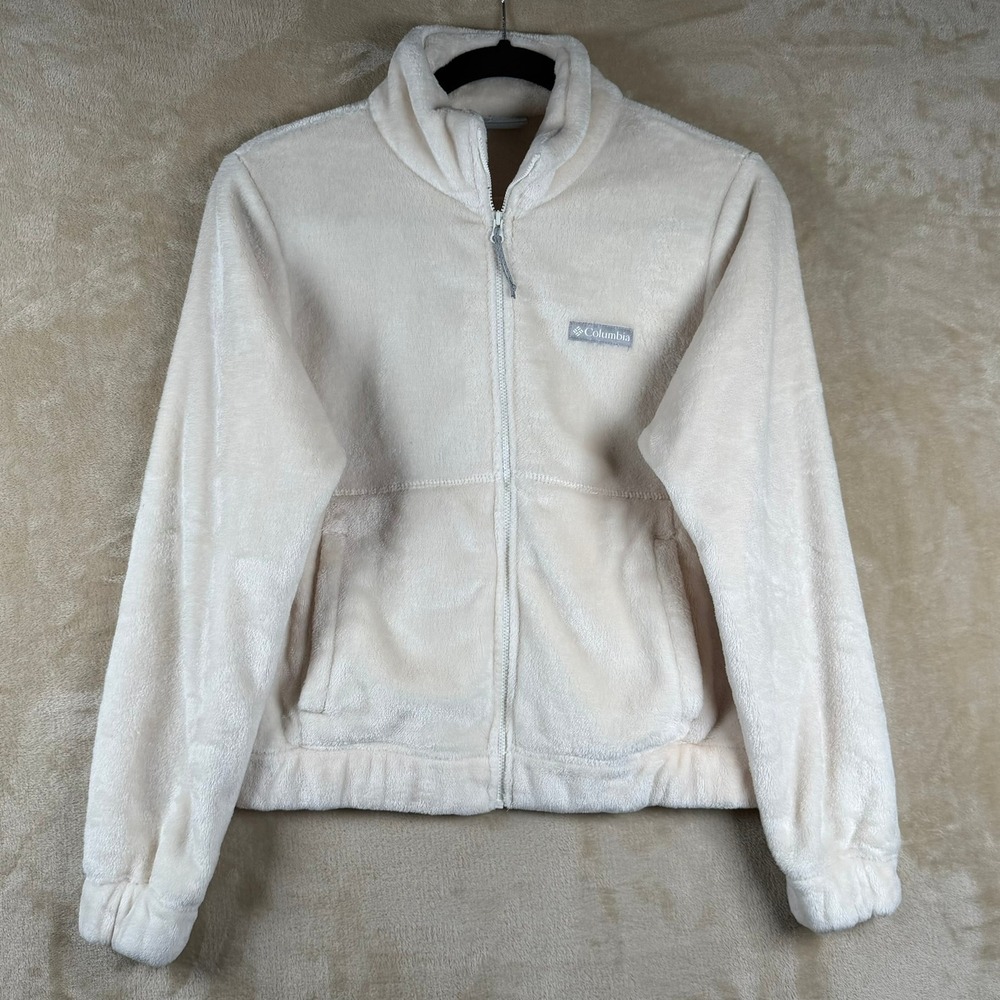 Columbia Women S Fire Side II Sherpa Full Zip Fleece Jacket Cream Cabin Cozy